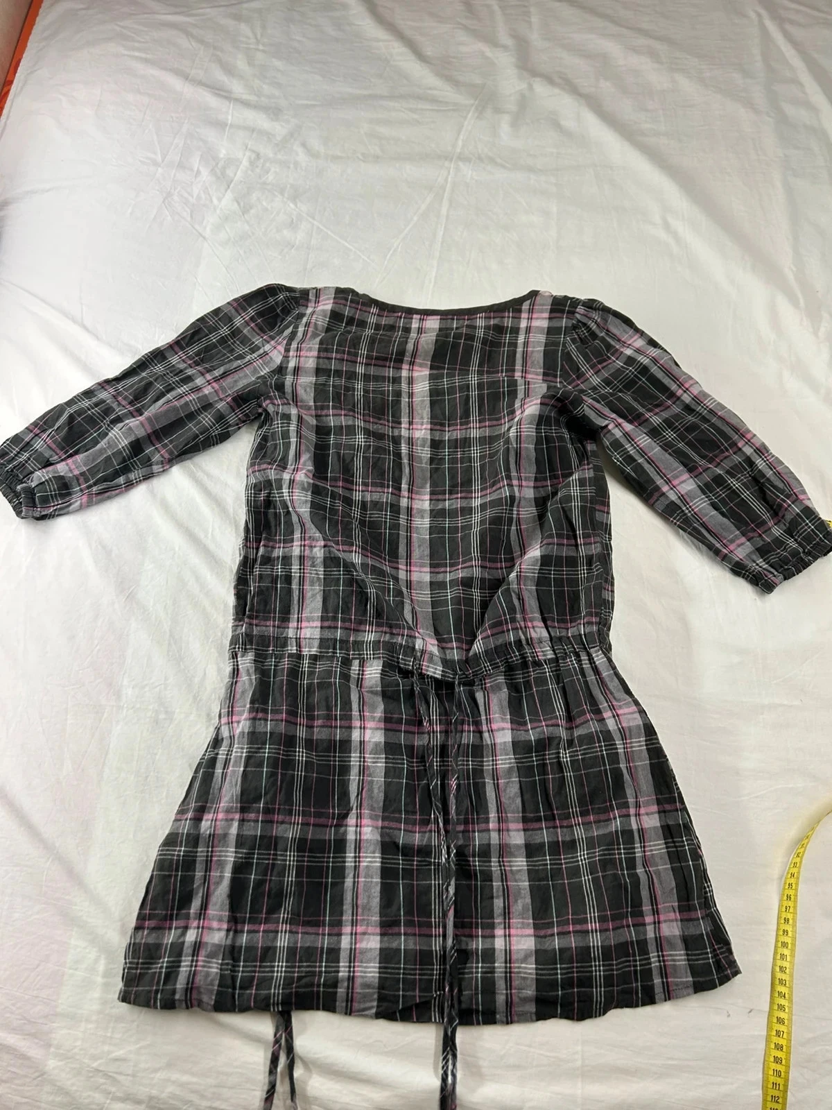 Robe vintage walk and talk à carreaux style rétro y2k – photo 10